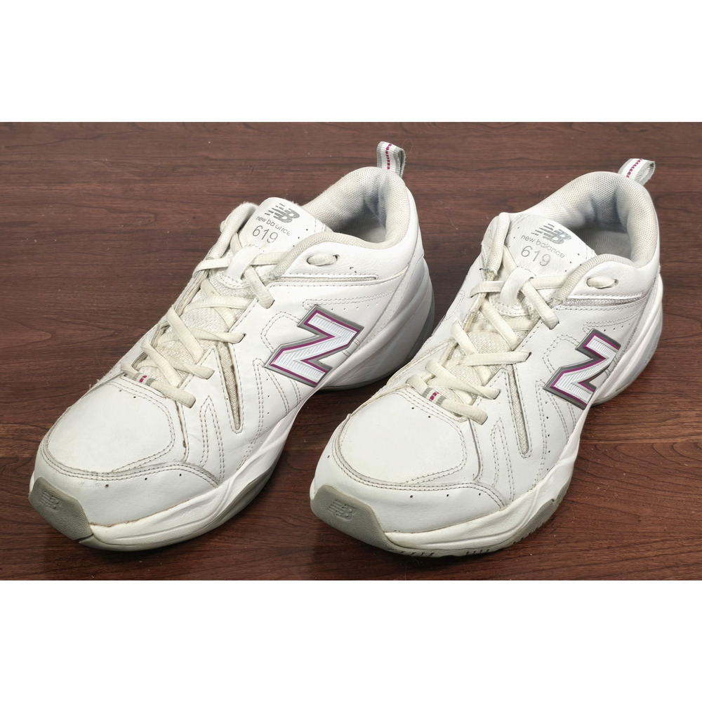 Women's New Balance 619 Casual Comfort Cross Trainer White Pink Size 10B WX619WP - Picture 2 of 9